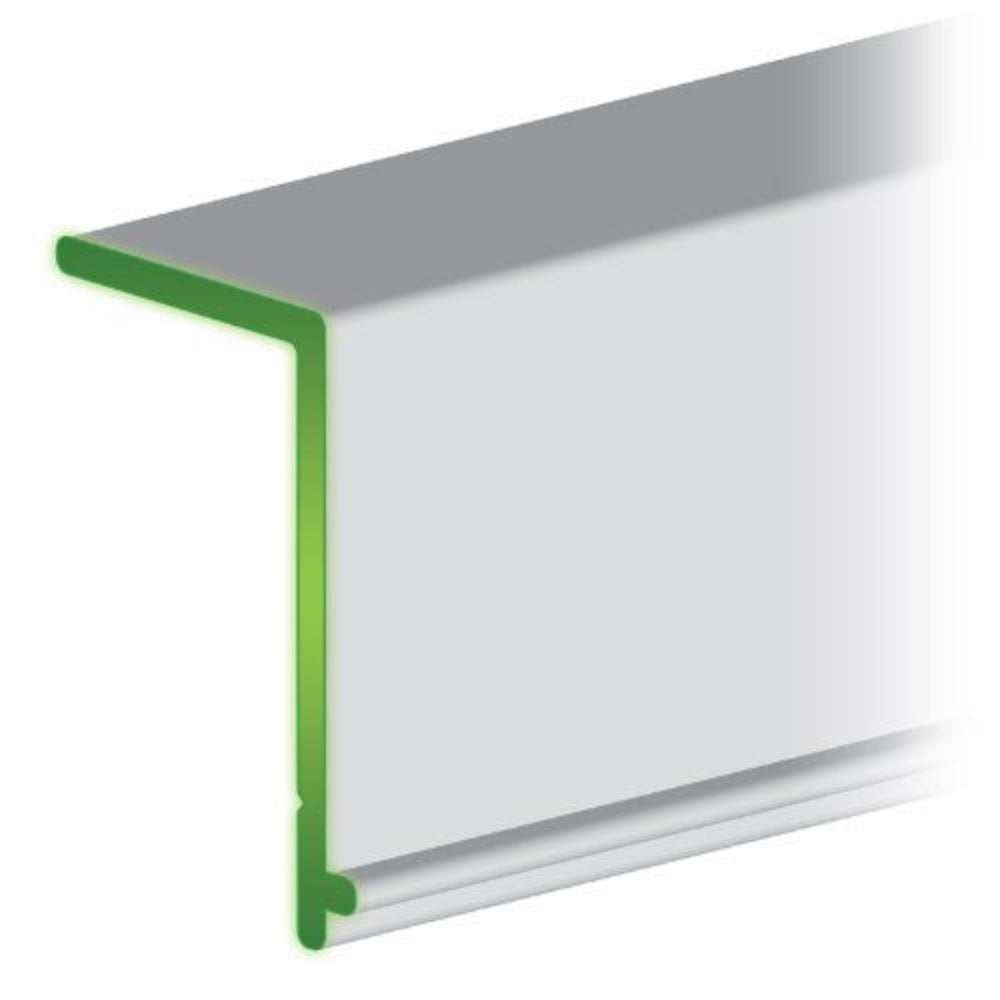 Woodhaven 4800 Aluminum Ruler Bar mounted to Ultra Track T-slot with measuring tape applied