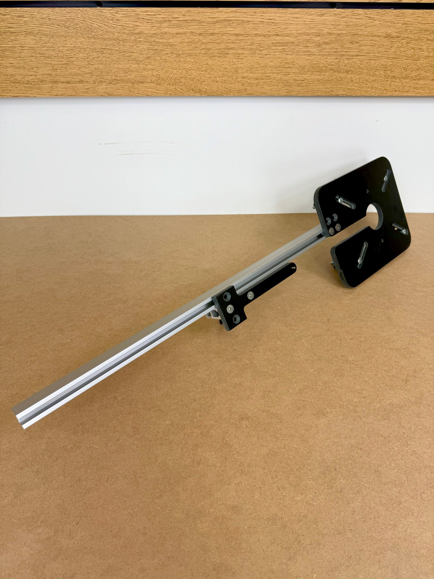 Isometric view of the circle jig