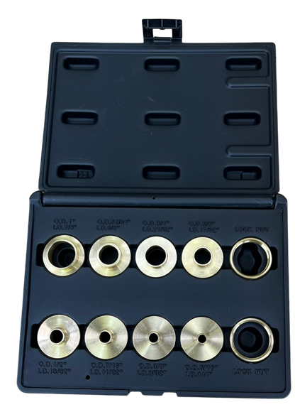 10 Piece Guide Bushing & Lock Nut Kit