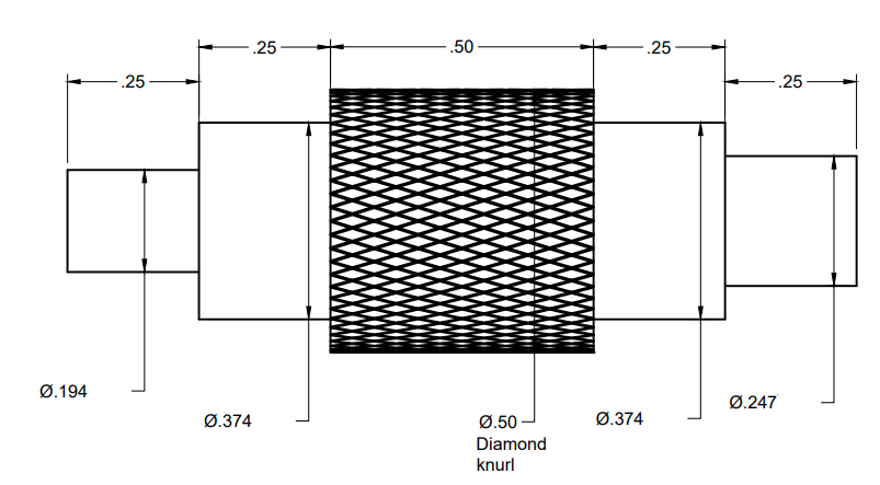 781P Locating Pin for Shelf Pin Jigs