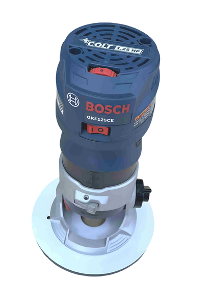 Circle Base Plate w/ Bushing Hole for Compact Routers