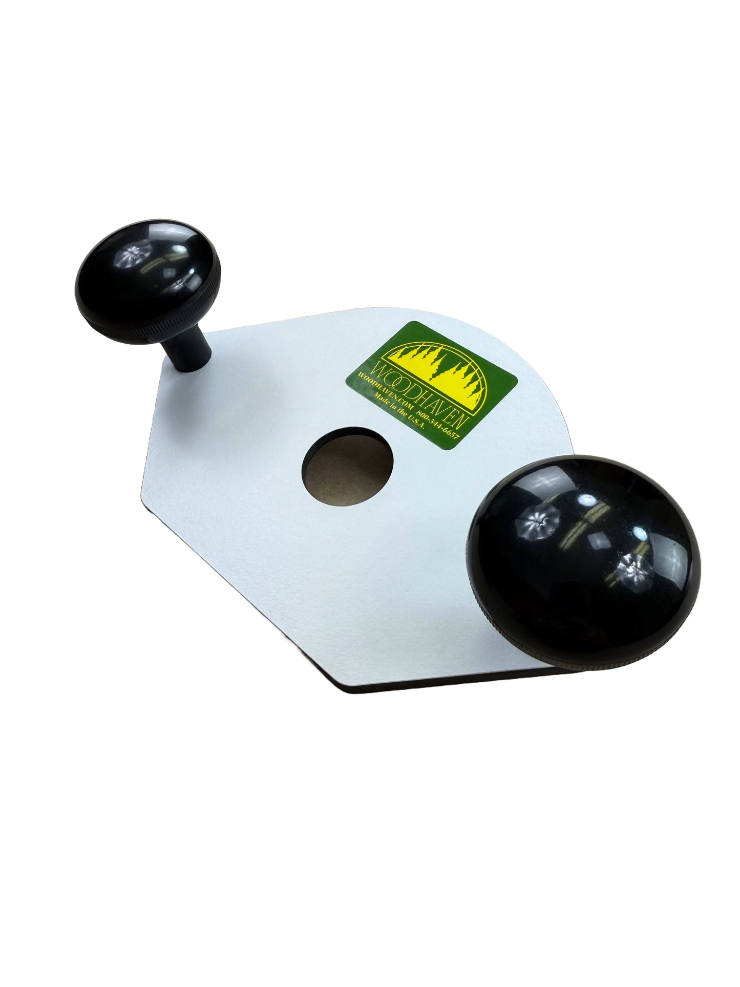 Guide bushing base plate size comparison showing Bosch, DeWalt, Makita, and Ridgid fitments