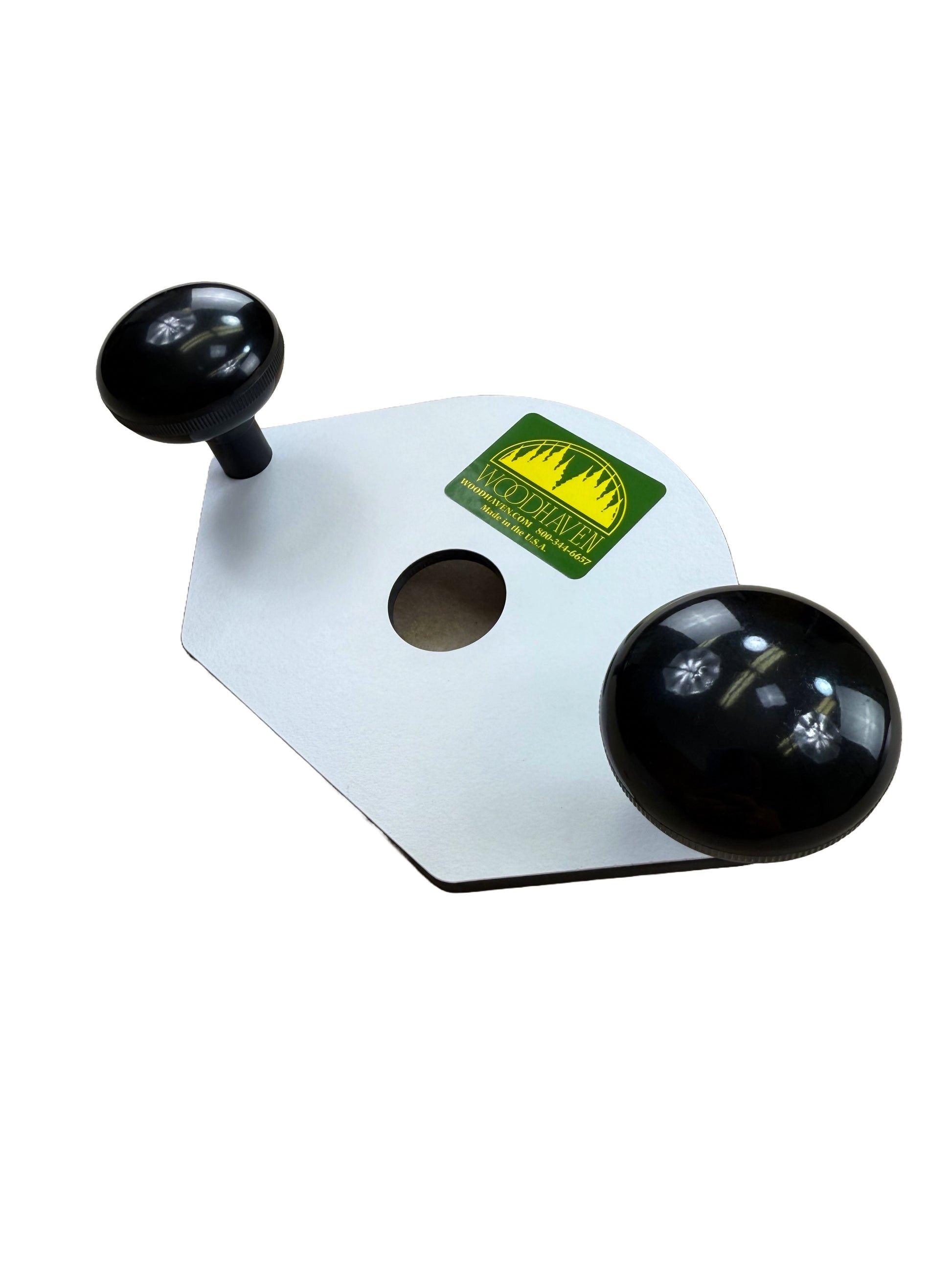 Guide bushing base plate size comparison showing Bosch, DeWalt, Makita, and Ridgid fitments