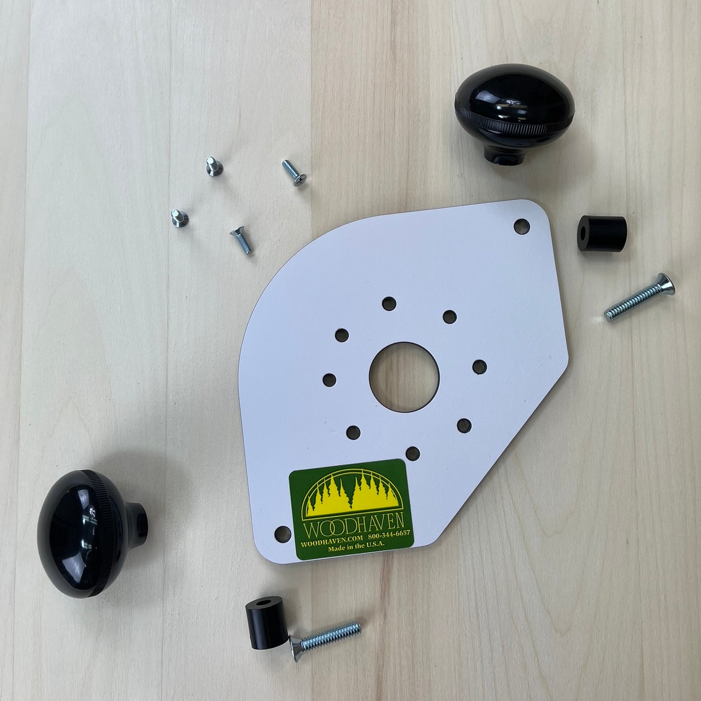 components from a router base plate kit