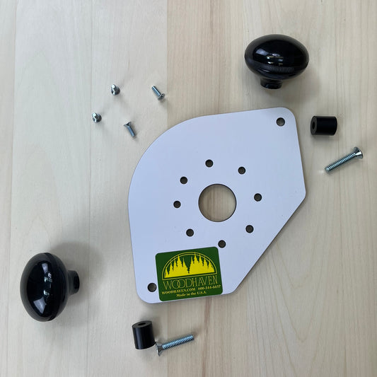 components from a router base plate kit