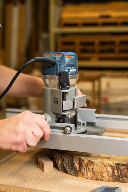 Double Track Planing Sled for Full Size Routers - Select Maximum Working Width