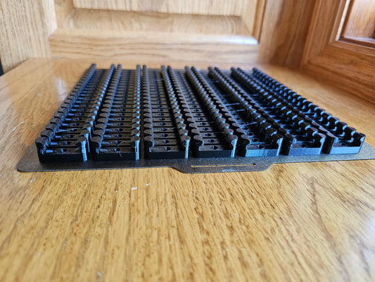 Snap Lock Tenon in use for cabinet panel assembly