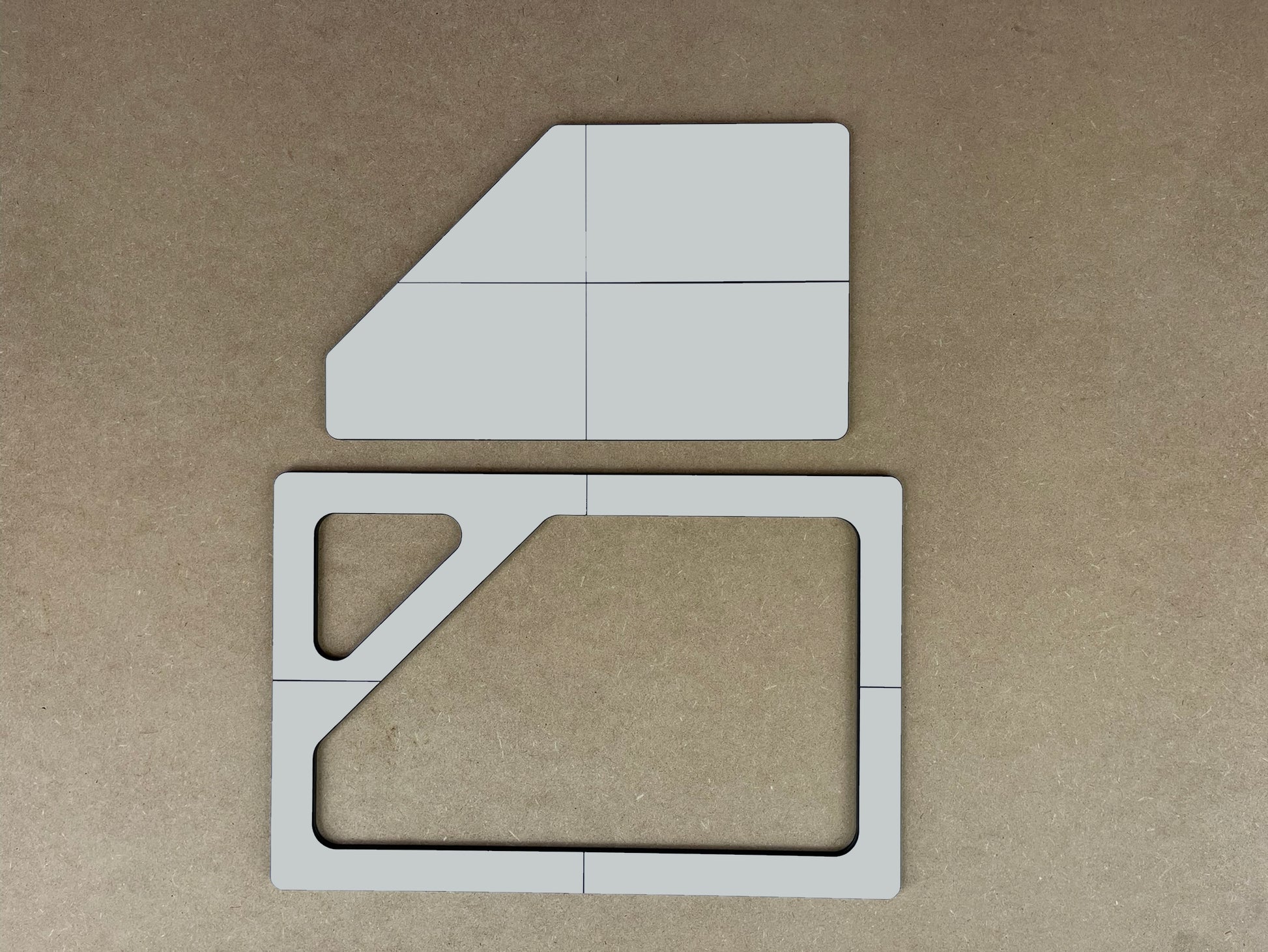 Phenolic cutting board template set