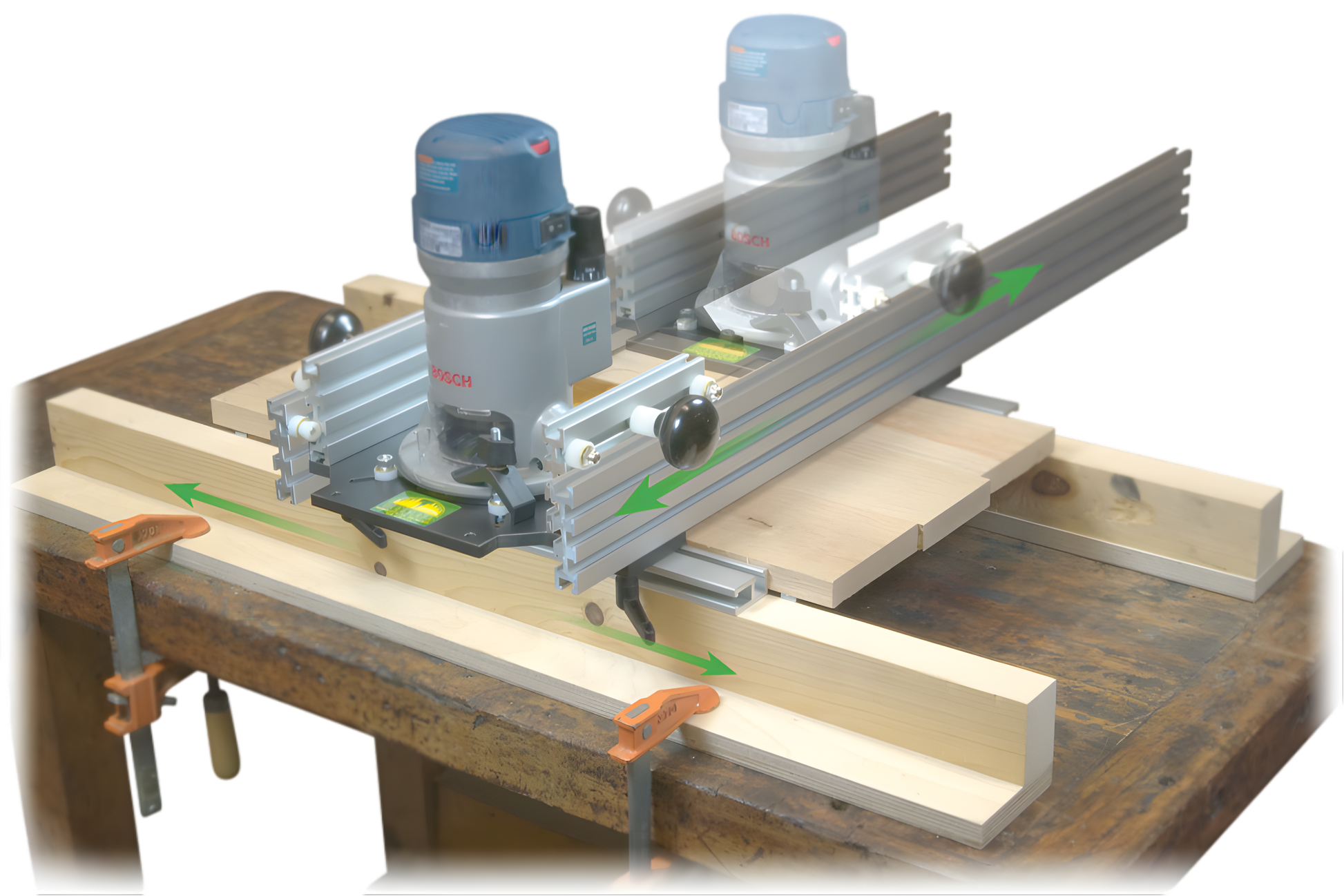 Planning sled in action