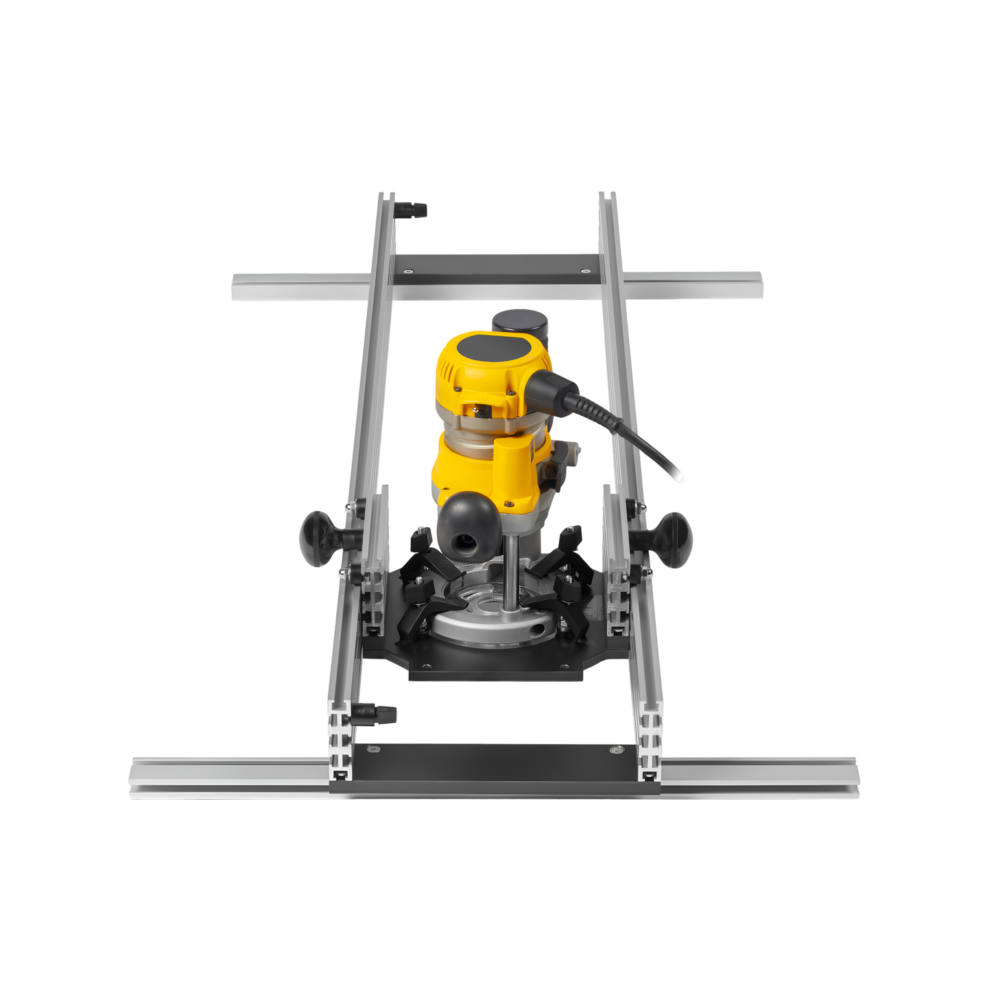 End view of a planing sled