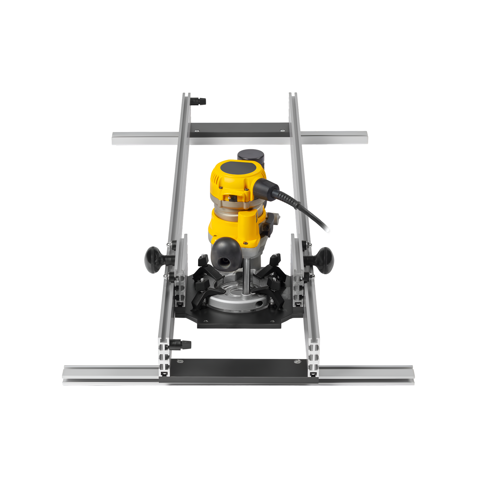 End view of a planing sled