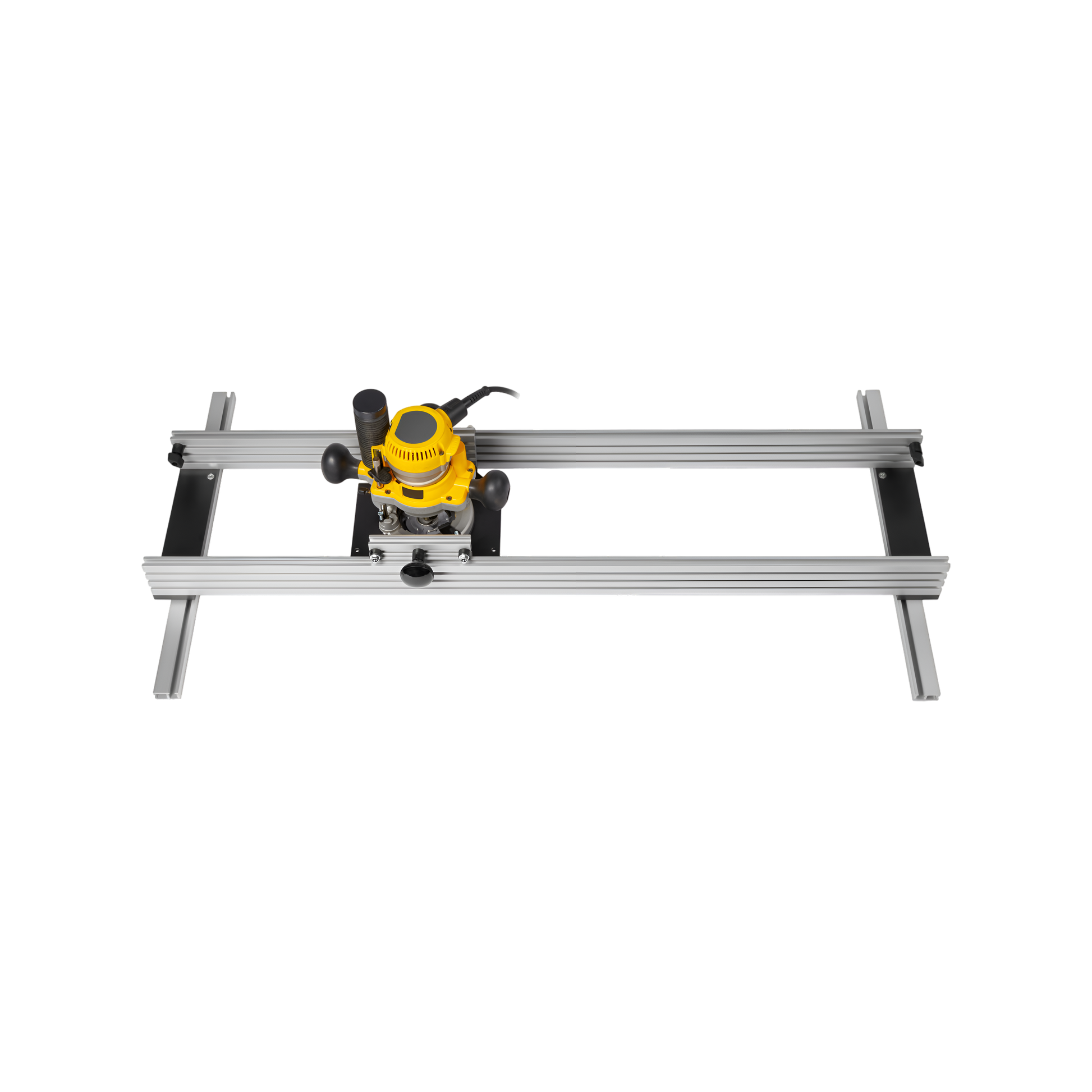 Isometric view of a planing sled