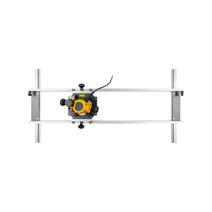 Top view of planing sled