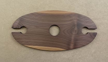 Wine Glass Holder Template in Walnut