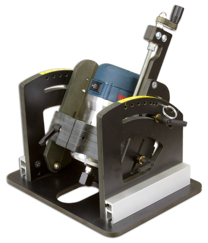 Woodhaven 1470 Angle-Ease router table insert plate for 3-1/2 inch motors - front view