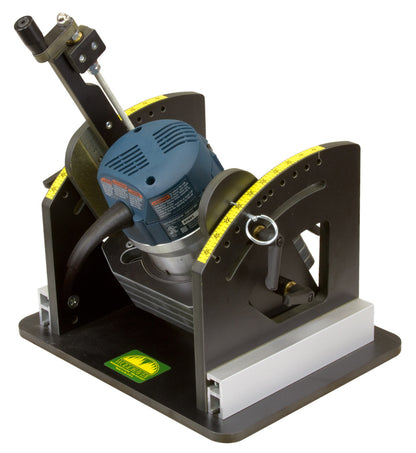 Woodhaven 1470 Angle-Ease for 3-1/2 inch motors - side profile view