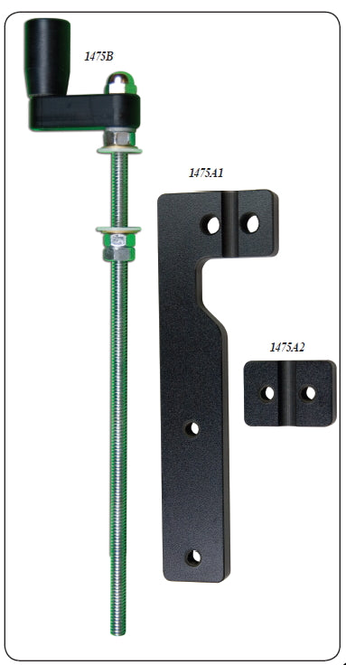Woodhaven 1475 height adjuster for use with Angle Ease on horizontal router tables