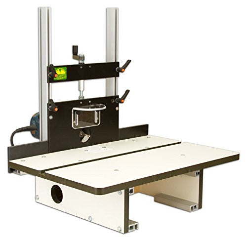 Horizontal router table. The router is not included.